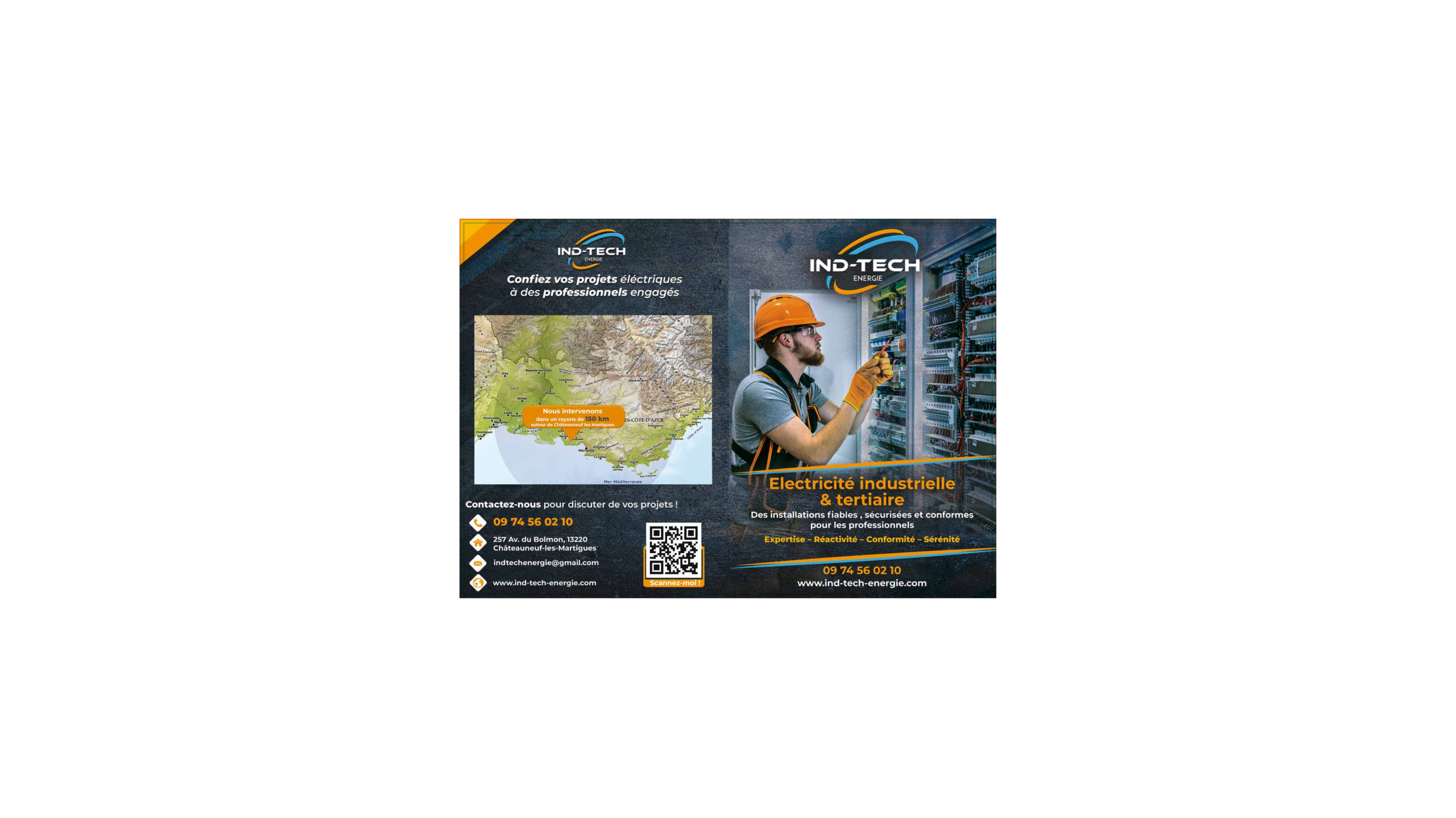 IND-TECH ENERGIE – Expert en électricité industrielle, tertiaire & IRVE